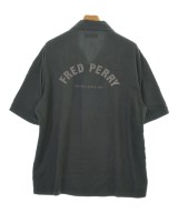 FRED PERRY（フレッドペリー）カジュアルシャツ 黒 サイズ:L メンズ/2200726256011