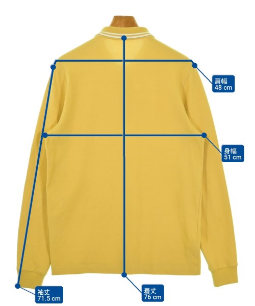 FRED PERRY（フレッドペリー）ポロシャツ 黄 サイズ:M メンズ/2200720186017