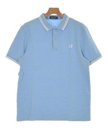 FRED PERRY ポロシャツ ライトブルー L FRED PERRY（フレッドペリー）ポロシャツ 青 サイズ:L メンズ