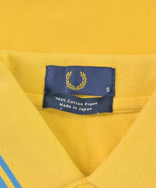 FRED PERRY（フレッドペリー）ポロシャツ 黄 サイズ:S メンズ/2200724618040