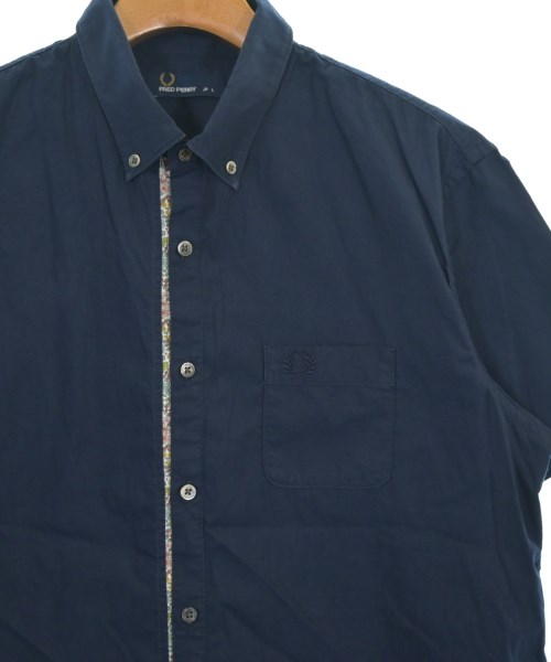 FRED PERRY（フレッドペリー）カジュアルシャツ 紺 サイズ:L メンズ/2200722237069