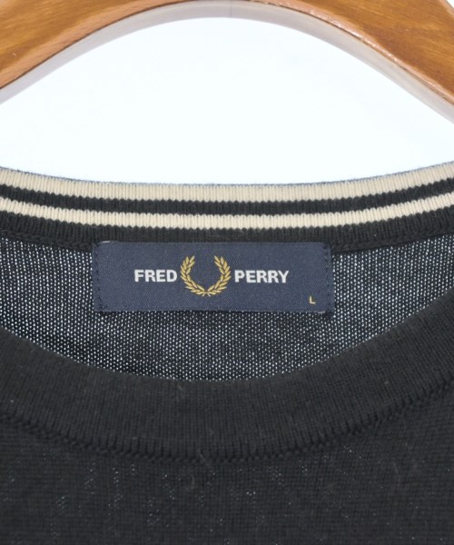FRED PERRY（フレッドペリー）ニット・セーター 黒 サイズ:L メンズ/2200685140147
