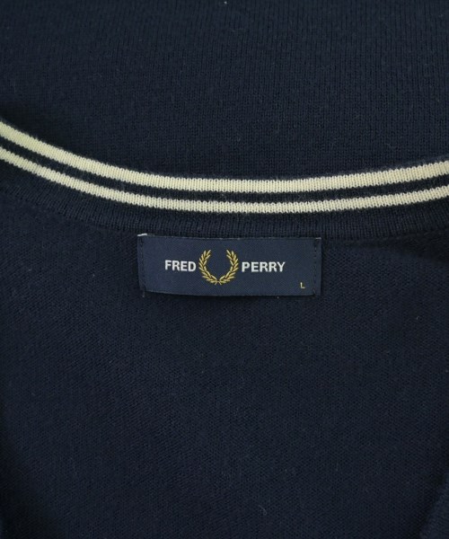 FRED PERRY（フレッドペリー）カーディガン 紺 サイズ:L メンズ/2200685140161