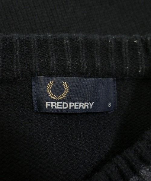 FRED PERRY（フレッドペリー）ニット・セーター 黒 サイズ:S メンズ/2200687958023