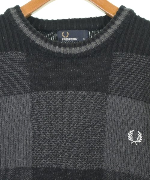 FRED PERRY（フレッドペリー）ニット・セーター 黒 サイズ:S メンズ/2200687958023