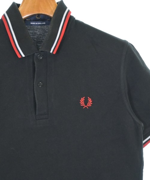 FRED PERRY（フレッドペリー）ポロシャツ 黒 サイズ:38(S位) メンズ/2200688215101