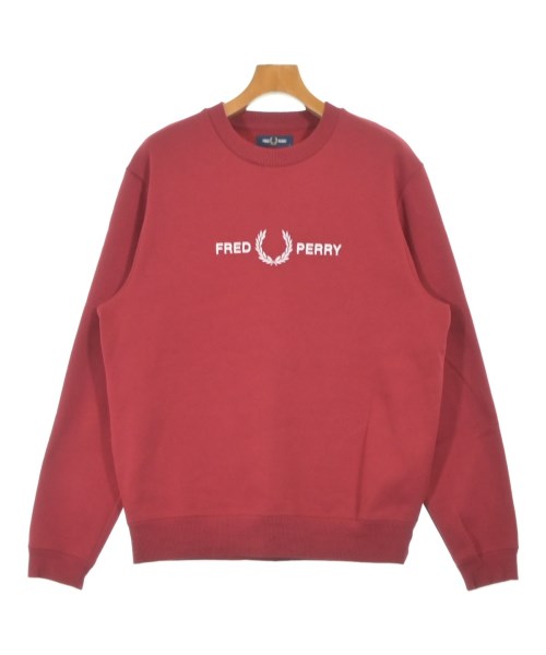 FRED PERRY(フレッドペリー)スウェット 赤 サイズ:L/2200691793092