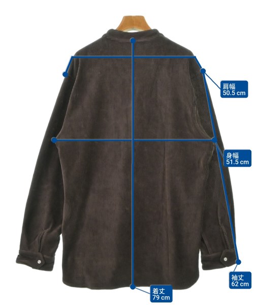 THE DUFFER OF ST. GEORGE（ザダファーオブセントジョージ）カジュアルシャツ 茶 サイズ:M メンズ/2200625187058