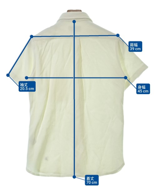 THE DUFFER OF ST. GEORGE（ザダファーオブセントジョージ）ポロシャツ 白 サイズ:S メンズ/2200627725104