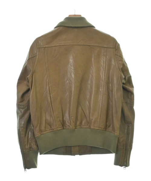 THE DUFFER OF ST. GEORGE（ザダファーオブセントジョージ）ライダース 茶 サイズ:L メンズ/2200623814017