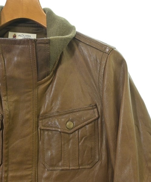 THE DUFFER OF ST. GEORGE（ザダファーオブセントジョージ）ライダース 茶 サイズ:L メンズ/2200623814017