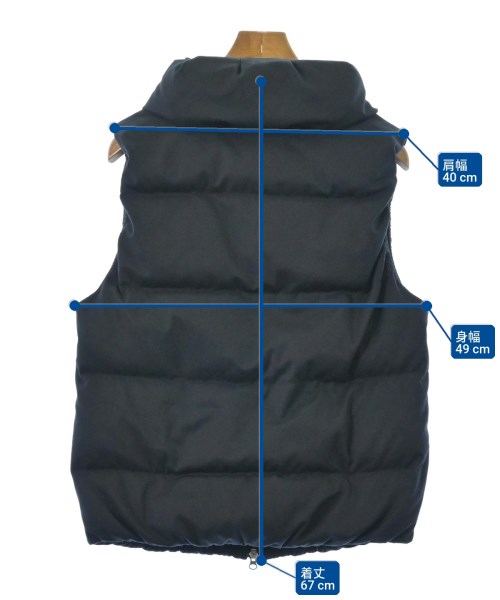 THE DUFFER OF ST. GEORGE（ザダファーオブセントジョージ）ダウンジャケット/ダウンベスト 紺 サイズ:M メンズ/2200462411095