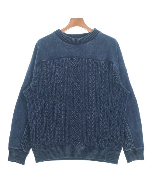 THE DUFFER OF ST. GEORGE(ザダファーオブセントジョージ)ニット・セーター 紺 サイズ:XL/2200462411170