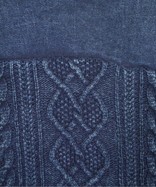 THE DUFFER OF ST. GEORGE（ザダファーオブセントジョージ）ニット・セーター 紺 サイズ:XL メンズ/2200462411170