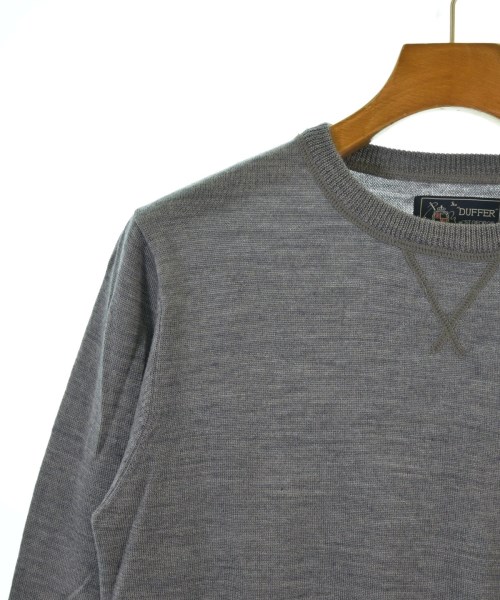 THE DUFFER OF ST. GEORGE（ザダファーオブセントジョージ）ニット・セーター グレー サイズ:L メンズ/2200462411200