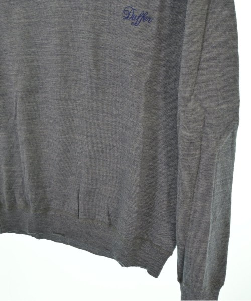 THE DUFFER OF ST. GEORGE（ザダファーオブセントジョージ）ニット・セーター グレー サイズ:L メンズ/2200462411200