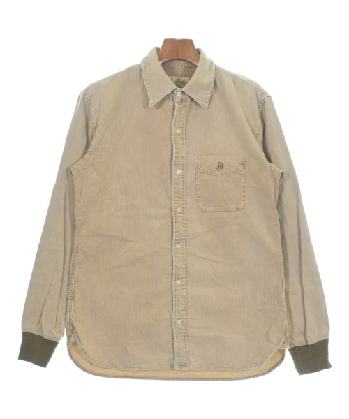 THE DUFFER OF ST. GEORGE(ザダファーオブセントジョージ)カジュアルシャツ ベージュ サイズ:L/2200651394017