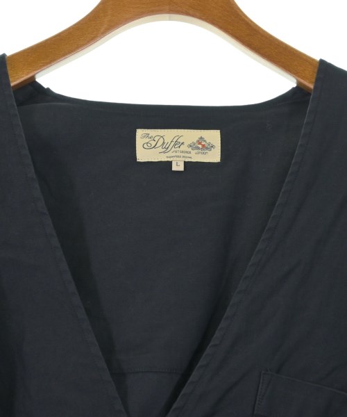 THE DUFFER OF ST. GEORGE（ザダファーオブセントジョージ）カジュアルシャツ 黒 サイズ:L メンズ/2200640880125