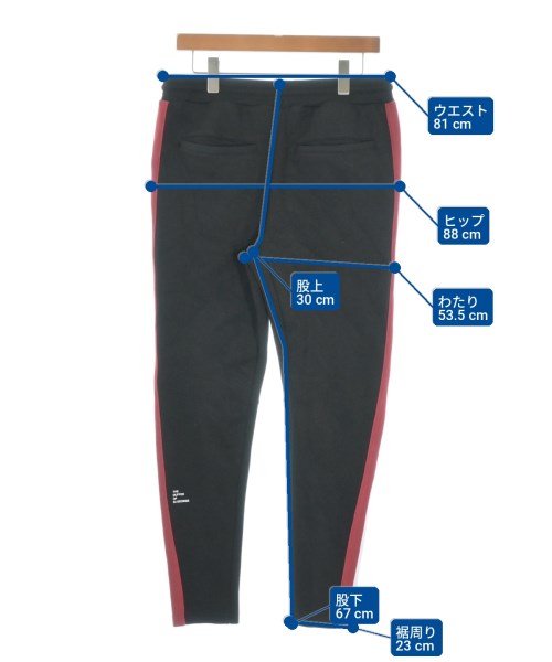 THE DUFFER OF ST. GEORGE（ザダファーオブセントジョージ）スウェットパンツ 黒 サイズ:XL メンズ/2200703779038