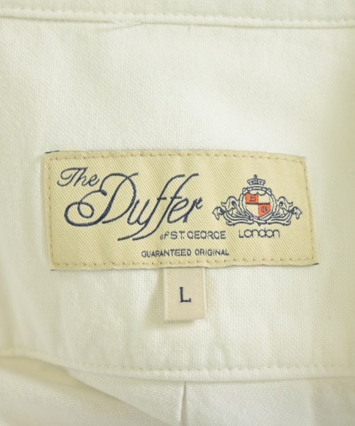 THE DUFFER OF ST. GEORGE（ザダファーオブセントジョージ）カジュアルシャツ 白 サイズ:L メンズ/2200664626020