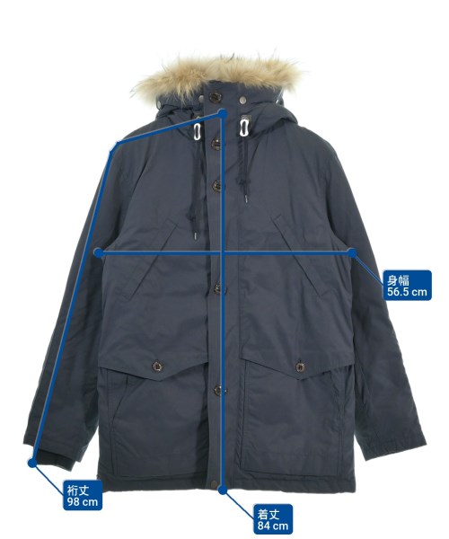 THE DUFFER OF ST. GEORGE（ザダファーオブセントジョージ）ダウンコート 紺 サイズ:XL メンズ/2200666164018