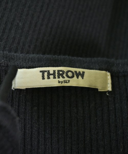 THROW　BY　SLY（スローバイスライ）Tシャツ・カットソー 黒 サイズ:F レディース/2200618527045