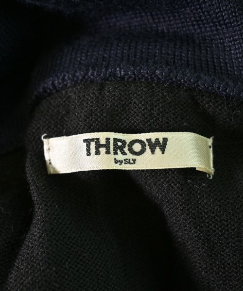 THROW　BY　SLY（スローバイスライ）ニット・セーター 黒 サイズ:F レディース/2200627880346