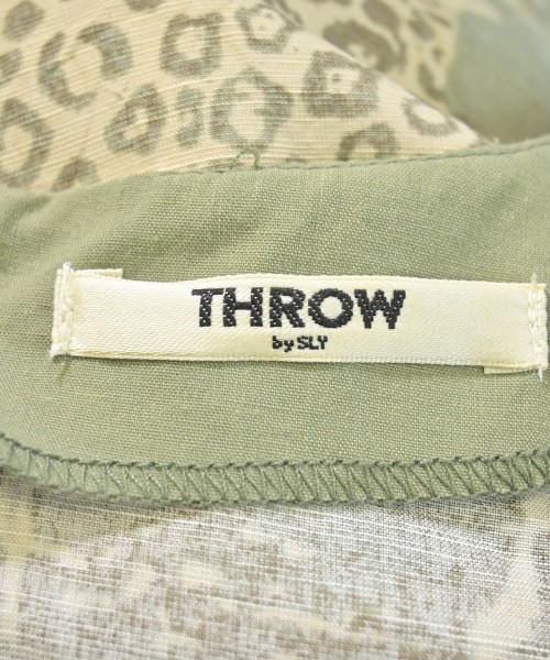 THROW　BY　SLY（スローバイスライ）ワンピース 緑 サイズ:1(S位) レディース/2200651781015