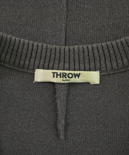 THROW　BY　SLY（スローバイスライ）ベスト/ノースリーブ グレー サイズ:F レディース/2200705301084