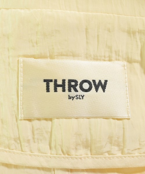THROW　BY　SLY（スローバイスライ）ジャケット 黄 サイズ:F レディース/2200665896071