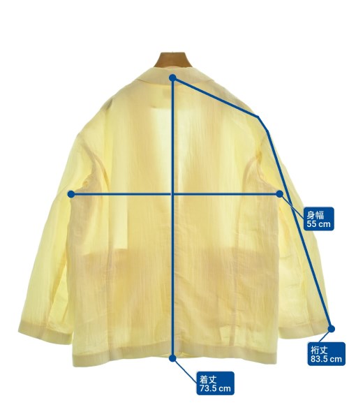 THROW　BY　SLY（スローバイスライ）ジャケット 黄 サイズ:F レディース/2200665896071