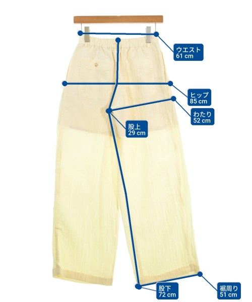 THROW　BY　SLY（スローバイスライ）その他 黄 サイズ:0(XS位) レディース/2200665896088