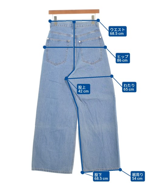 THROW　BY　SLY（スローバイスライ）デニムパンツ 青 サイズ:1(M位) レディース/2200667379015