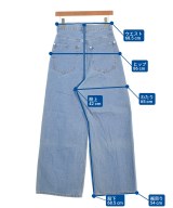 THROW　BY　SLY（スローバイスライ）デニムパンツ 青 サイズ:1(M位) レディース/2200667379015