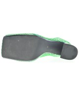 THROW　BY　SLY（スローバイスライ）パンプス 緑 サイズ:S(22cm位) レディース/2200672071706