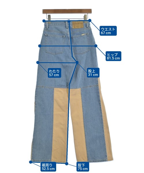 kotohayokozawa（コトハヨコザワ）デニムパンツ 青 サイズ:M レディース/2200641581038