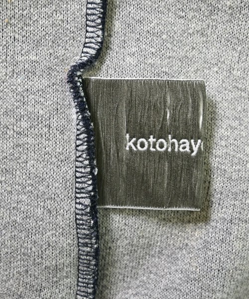 kotohayokozawa（コトハヨコザワ）スウェット 紺 サイズ:F レディース/2200670889075