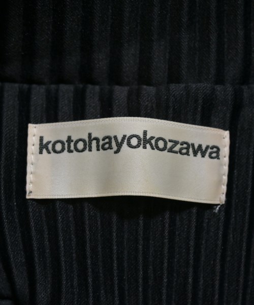kotohayokozawa（コトハヨコザワ）ワンピース 黒 サイズ:F レディース/2200663858019