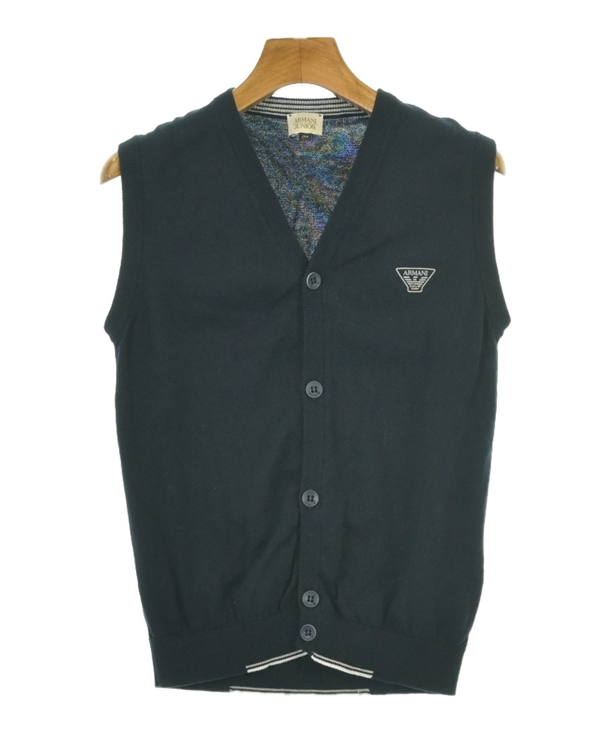 ARMANI JUNIOR アルマーニJr. ニットセーター 11A 148cm ARMANI Jr（アルマーニジュニア）ニット 紺 サイズ:154(13T-14T