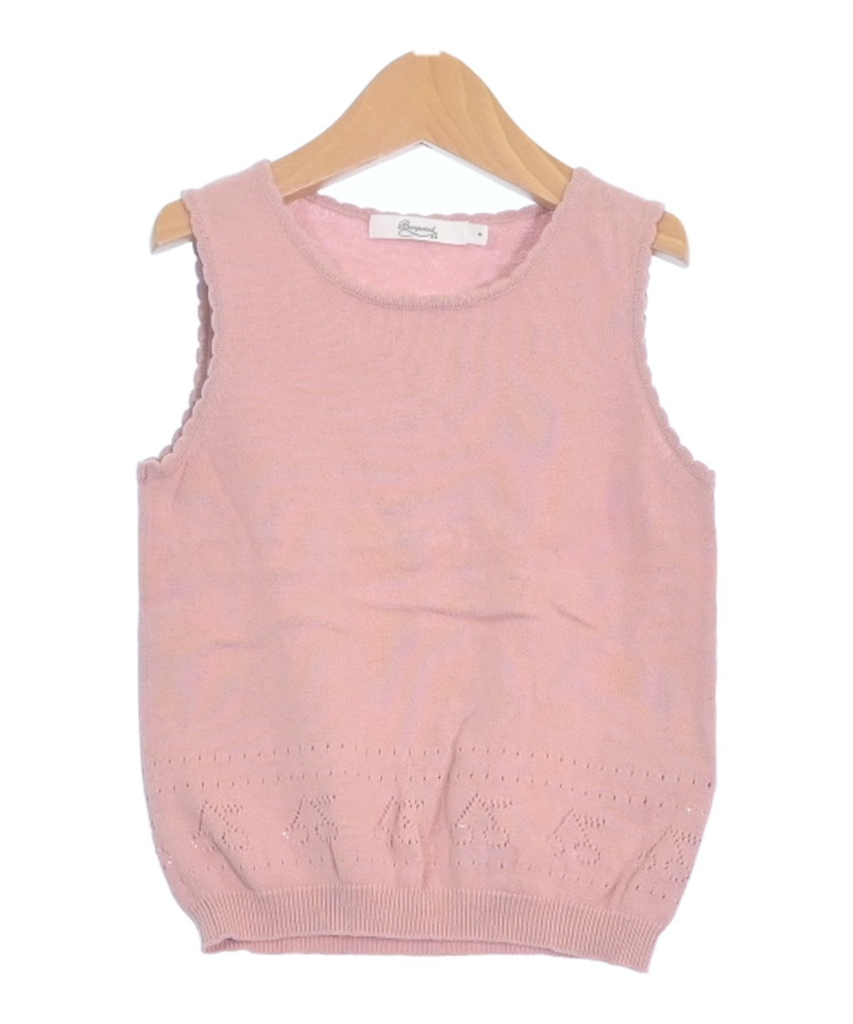 bonpoint（ボンポワン）ニット ピンク サイズ:120(7T-8T) キッズ