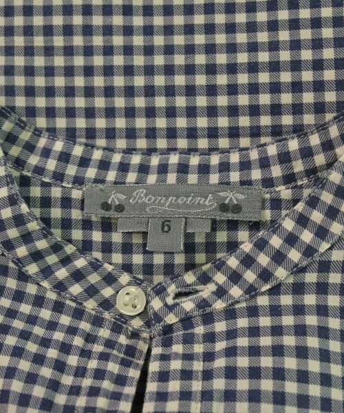 bonpoint（ボンポワン）シャツ 紺 サイズ:110(5T-6T) キッズ/2200636235335