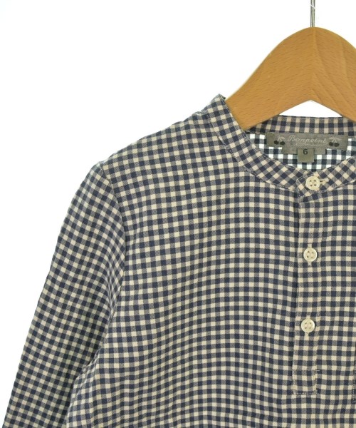 bonpoint（ボンポワン）シャツ 紺 サイズ:110(5T-6T) キッズ/2200636235335