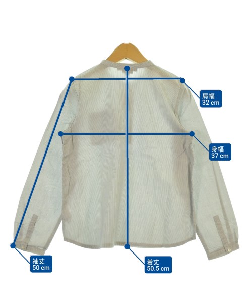 bonpoint（ボンポワン）シャツ 白 サイズ:120(7T-8T) キッズ/2200636235342