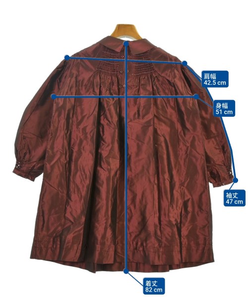 bonpoint（ボンポワン）ワンピース（その他） 赤 サイズ:140(11T-12T) キッズ/2200641700309