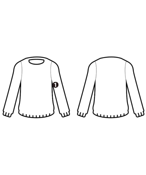 bonpoint（ボンポワン）ニット その他（柄物・カラフル） サイズ:140(11T-12T) キッズ/2200643284074