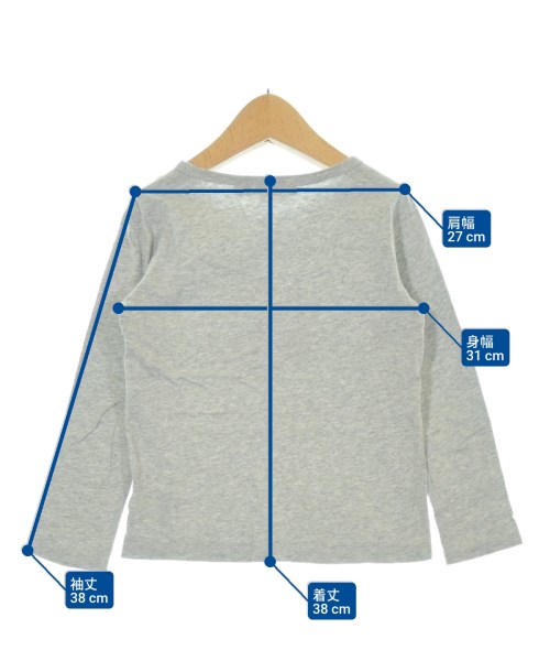 bonpoint（ボンポワン）Tシャツ・カットソー グレー サイズ:110(5T-6T) キッズ/2200622654041