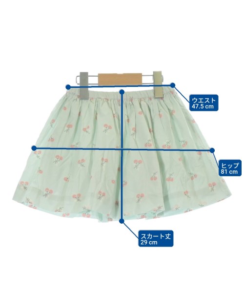 bonpoint（ボンポワン）スカート（その他） 青 サイズ:110(5T-6T) キッズ/2200613126106