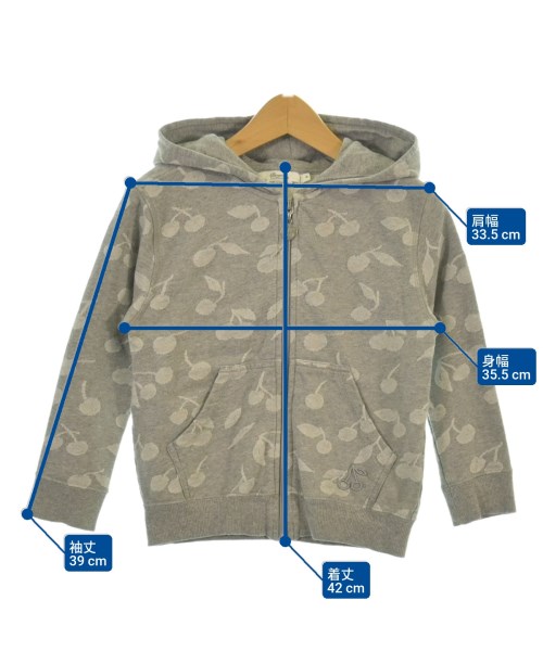 bonpoint（ボンポワン）パーカー グレー サイズ:110(5T-6T) キッズ/2200618822065