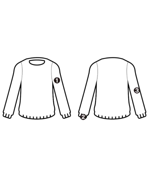 bonpoint（ボンポワン）ニット 青 サイズ:140(11T-12T) キッズ/2200605132177