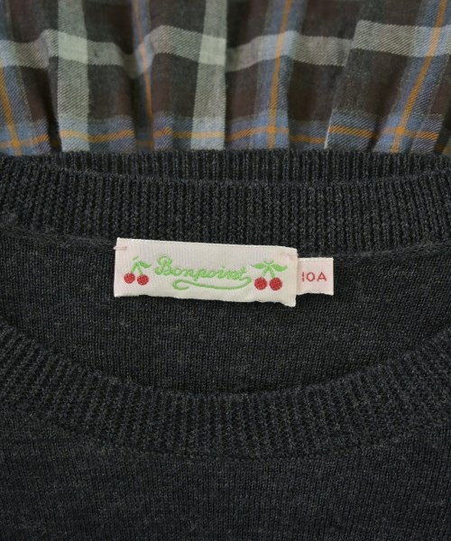 bonpoint（ボンポワン）ワンピース（その他） グレー サイズ:130(9T-10T) キッズ/2200673496256